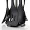 MegaChef Black Nylon & Wood Cooking Utensils Set, 7ct.